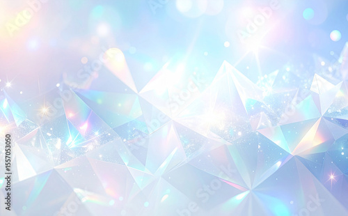 水色の綺麗なキラキラ背景素材