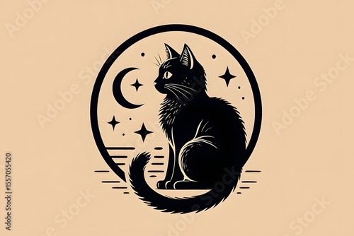 vector illustration of a cat