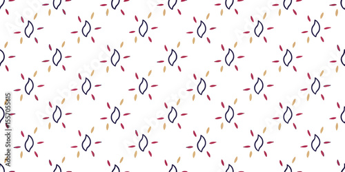 Geometric pattern: An abstract geometric pattern with a repeating design of diamond shapes with a colorful splash.