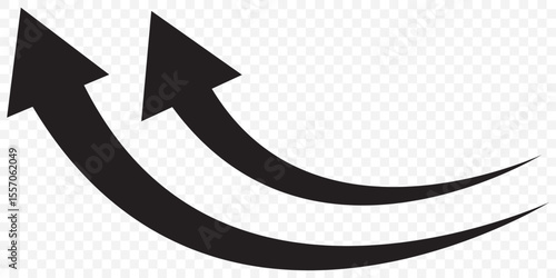 Straight long right vector arrow icon. long arrow Up. Arrow Long Icon White, black | Arrows | Infographic Illustration | Direction Symbol | Pointer Logo | Up Sign | Isolated | Variations. EPS 10.