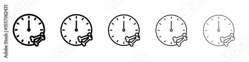 Dog competition icon vector outline symbol or illustration