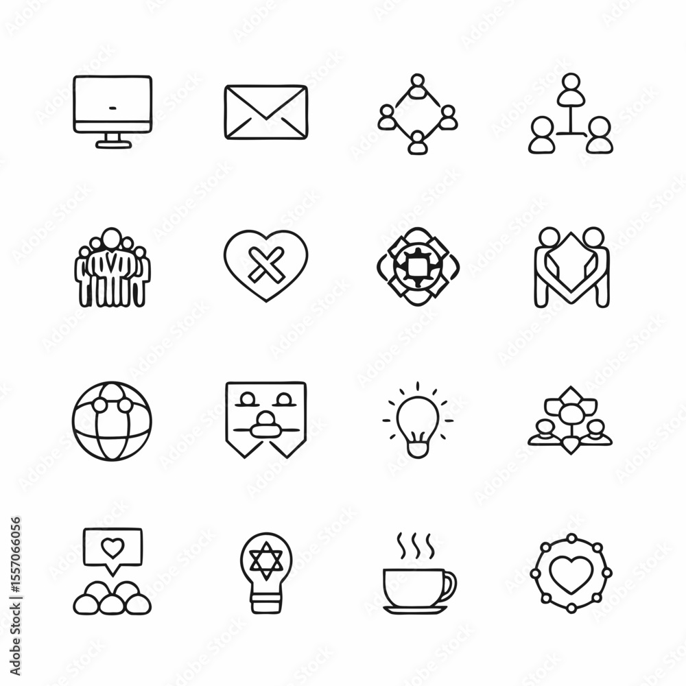 Fototapeta premium container and kubernetes icons (1)