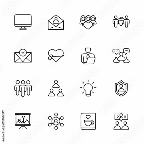 crowdfunding and crowdsourcing icons      (1)