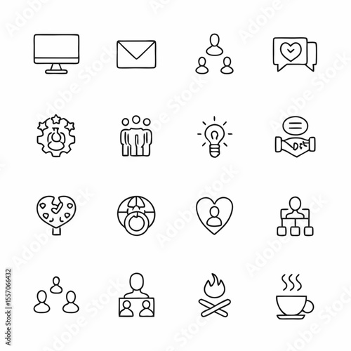 dns and ip address icon set                 (1)