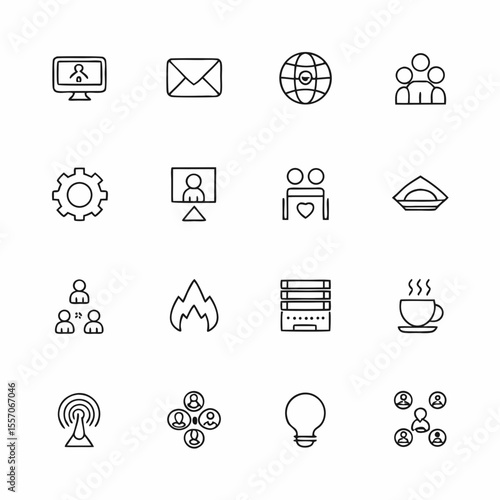 lan  wan  and intranet icons                   (1)