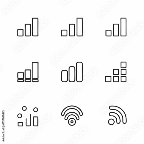 wi fi signal strength icons              