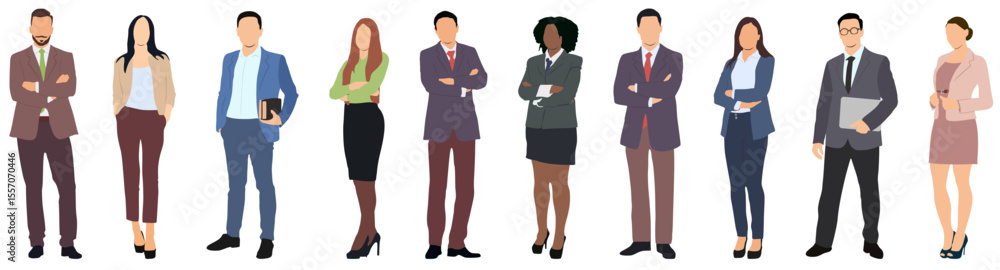 Corporate business people standing together. group of business people Corporate business people standing together. group of business people