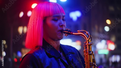 Saxophone Serenade: Urban Night Music