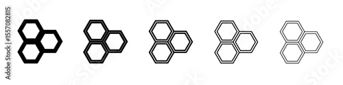 propolis icon vector outline symbol or illustration