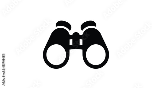 Binoculars icon,vector illustration. Flat design style. vector binoculars icon illustration isolated on White background, binoculars icon. binoculars icons graphic design vector symbols.