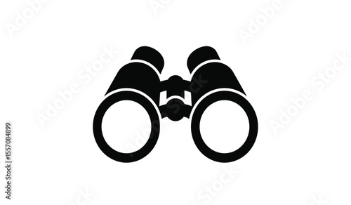 Binoculars icon,vector illustration. Flat design style. vector binoculars icon illustration isolated on White background, binoculars icon. binoculars icons graphic design vector symbols.