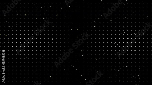 Animated background grid with twinkling tripolygon. 4k Video. 