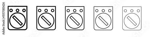 selector icon vector outline symbol or illustration