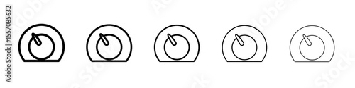 selector icon vector outline symbol or illustration