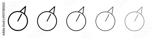 selecter icon vector outline symbol or illustration