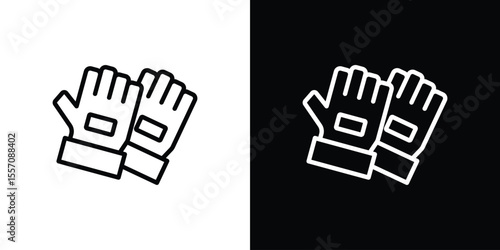Versatile icon vector graphics in strokes