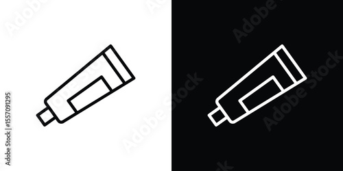 Ointment icon vector graphics in strokes