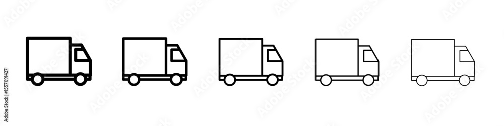truck icon vector outline symbol or illustration truck icon vector outline symbol or illustration