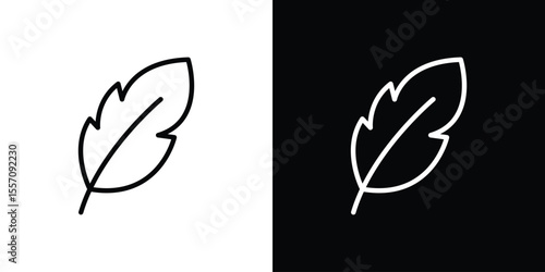 Light weight icon vector graphics in strokes