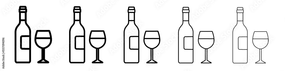 wine icon vector outline symbol or illustration wine icon vector outline symbol or illustration