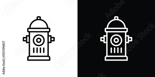 Fire hydrant icon vector, Symbol, logo illustrations