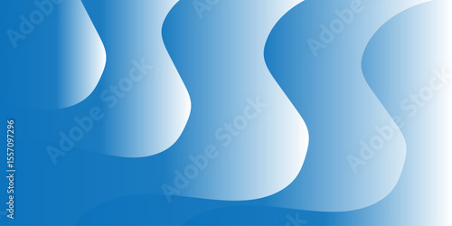 Sky Blue Abstract Background Soft Waves. Gradient Fluid Wave Banner Template Design. Luxury paper. subtle color variations, creating a smooth and calming abstract design for banner, wallpaper.