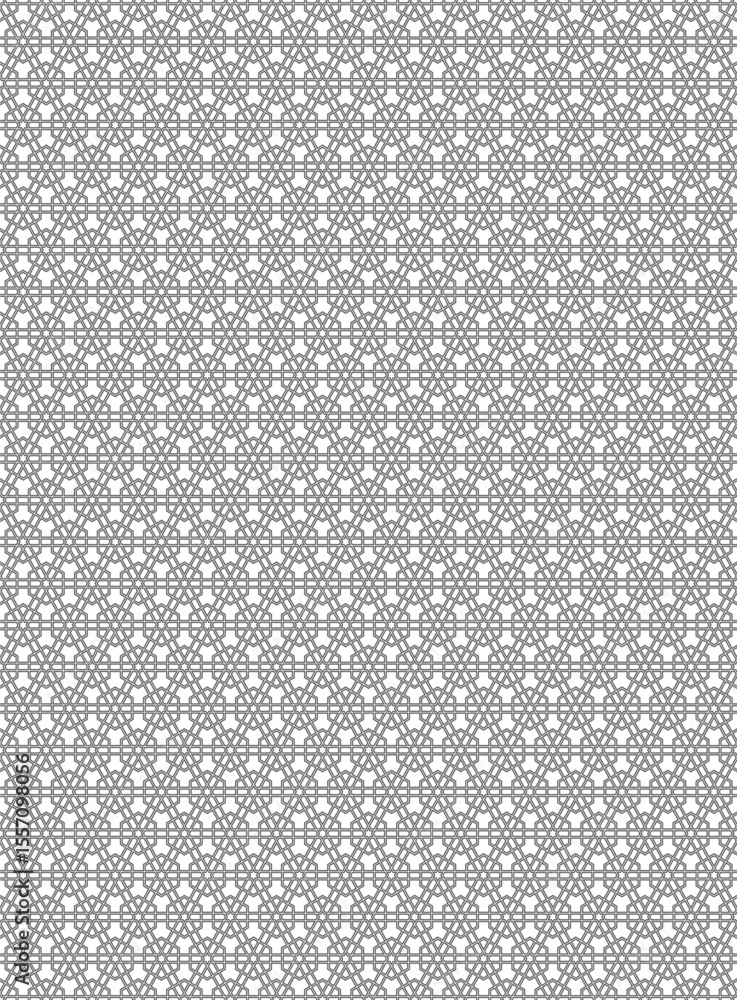 Islamic Boarder Dark, seamless metallic grid pattern with textured holes, ideal for a steel or carbon fiber-inspired background design Islamic Boarder Dark, seamless metallic grid pattern with textured holes, ideal for a steel or carbon fiber-inspired background design