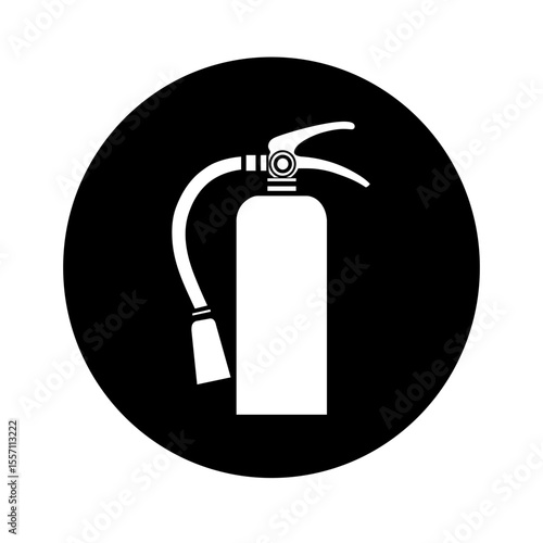 isolated fire extinguisher vector