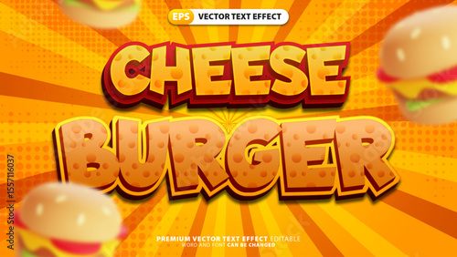 Cheese Burger Text Effect