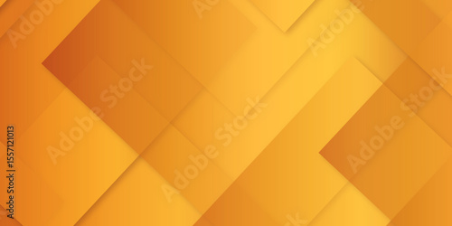 Abstract orange, yellow technology concept diamond triangle geometric line background. modern seamless business technology concept geometric shapes. squares and triangle with soft shadows as pattern.