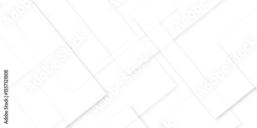 Abstract white and gray technology concept diamond triangle geometric line background. modern seamless business technology concept geometric shapes. squares and triangle with soft shadows as pattern.