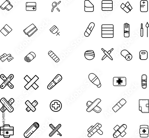 bandage icon adhesive bandage medical bandage wound bandage injury bandage plaster icon first aid bandage band-aid icon healthcare bandage emergency bandage trauma bandage gauze banda