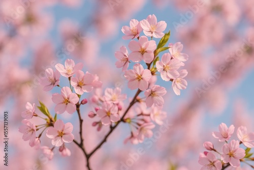 Wallpaper Mural Experience the Beauty of Cherry Blossoms in Bloom Torontodigital.ca