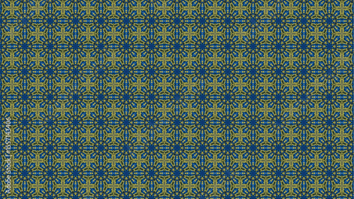 Premium and Colorful floral pattern with geometric design.