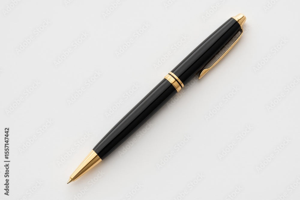 Elegant black pen for writing Elegant black pen for writing