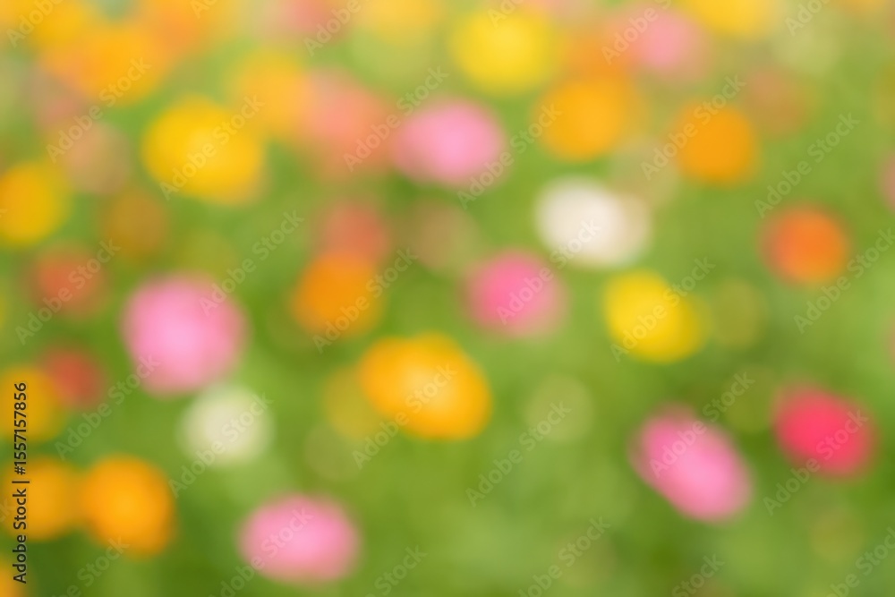 Obraz premium Vivid floral backdrop with a soft, dreamy texture