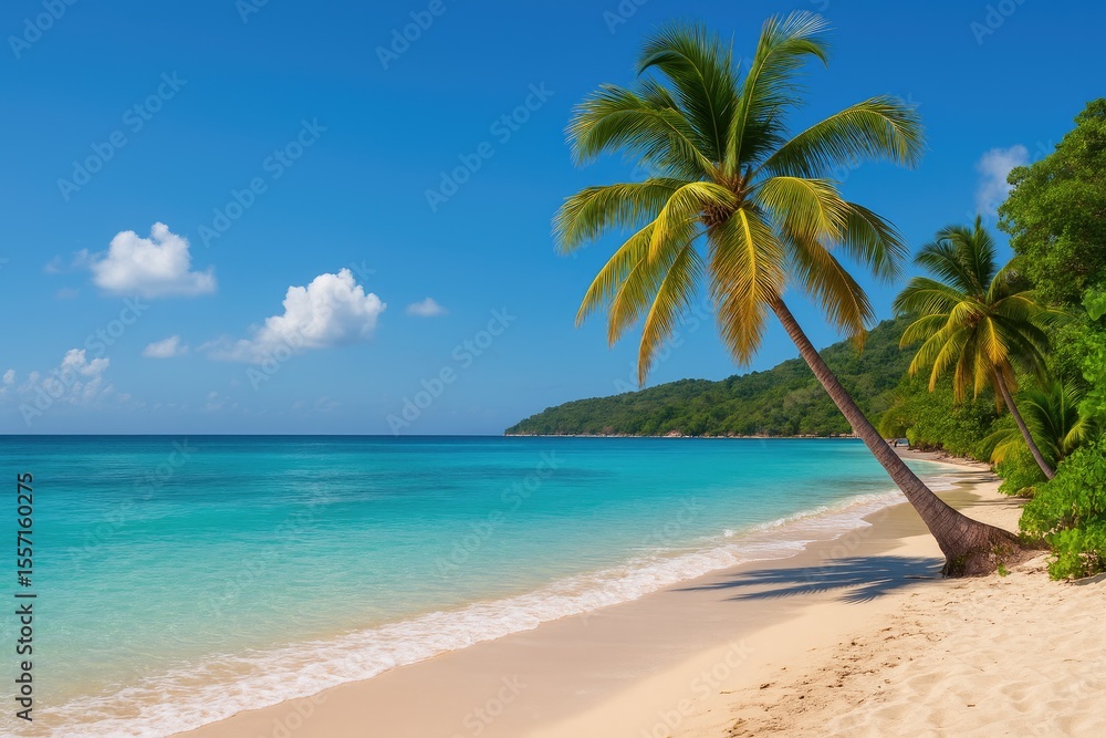 Obraz premium Tropical ocean and coastal paradise