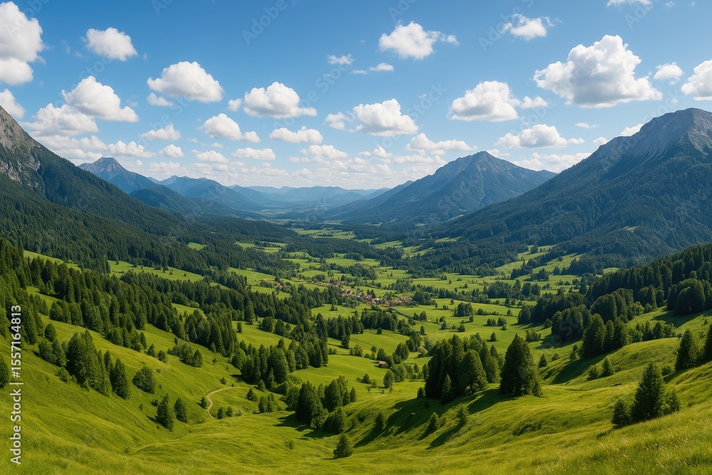 Wide-angle view capturing expansive landscapes Wide-angle view capturing expansive landscapes