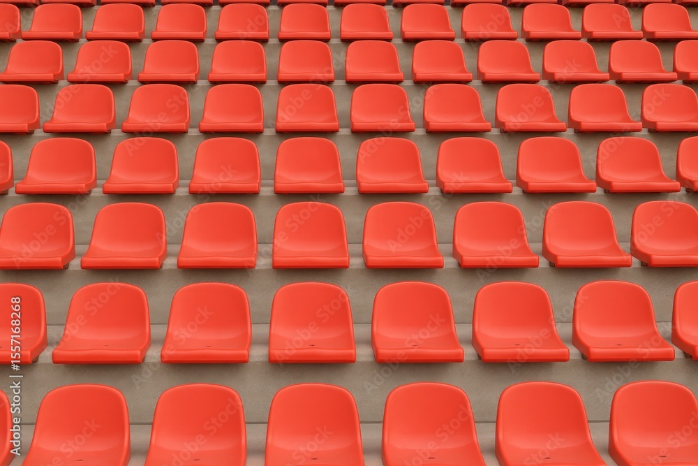 Naklejka premium Main stand seating arrangement