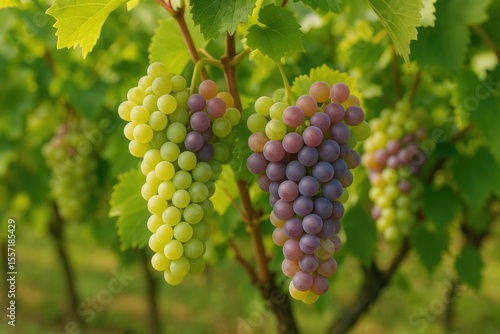 Wallpaper Mural Clusters of grapes ripening on the vine Torontodigital.ca