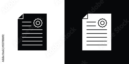 License icon vector, Symbol, logo illustrations