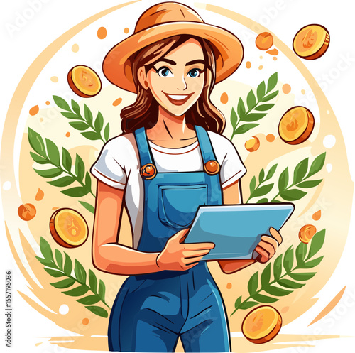 Sujet sur l’agriculture connectée en plein champ