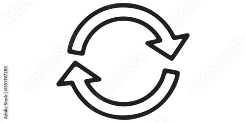 circle arrow icon set.circular arrow icon, refresh, reload arrow icon symbol sign. Blue Reload vector icon set. repeat vector. restart or reset sign. Repeat cycle symbol