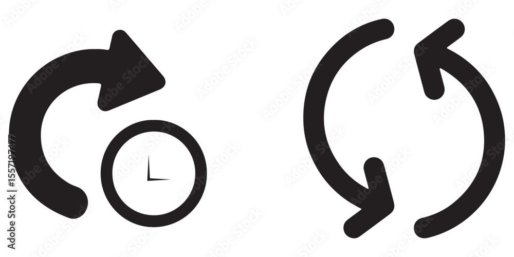 Fototapeta premium circle arrow icon set.circular arrow icon, refresh, reload arrow icon symbol sign. Blue Reload vector icon set. repeat vector. restart or reset sign. Repeat cycle symbol