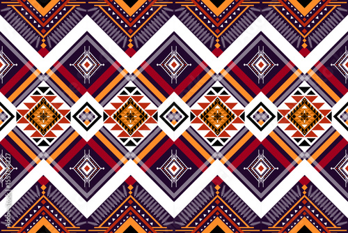 Geometric ethnic pattern design