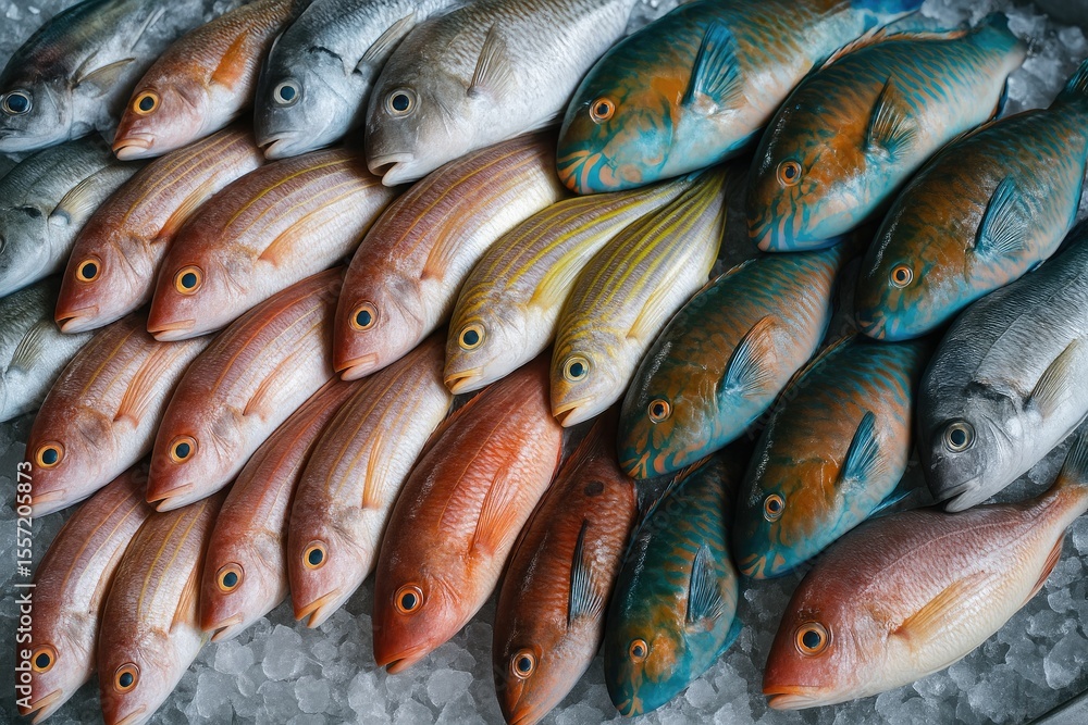 Obraz premium Fresh fish available for purchase at the marketplace