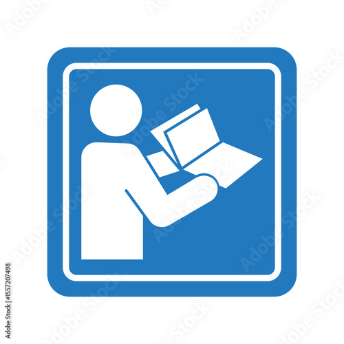 Refer To Instruction Manual Sign