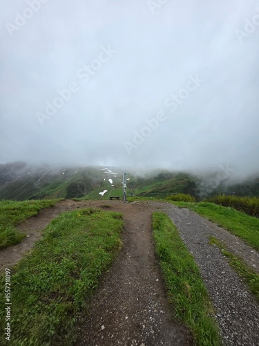 Himmelsschrofen im Nebel