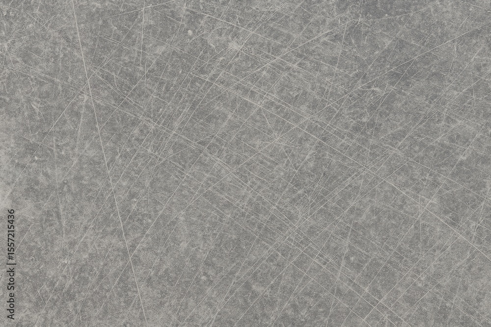 Fototapeta premium Used concrete flooring showing signs of wear and scratches