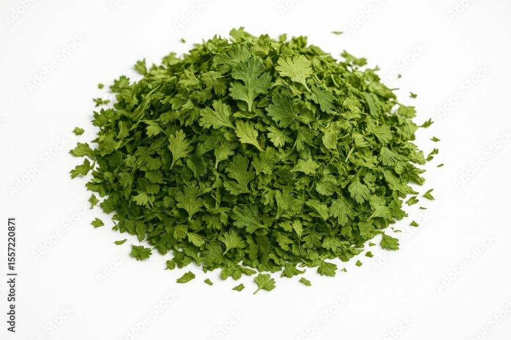 Fototapeta premium Dehydrated cilantro herb for cooking
